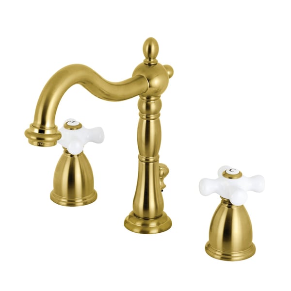 KB1977PX 8" Widespread Bathroom Faucet, Brushed Brass